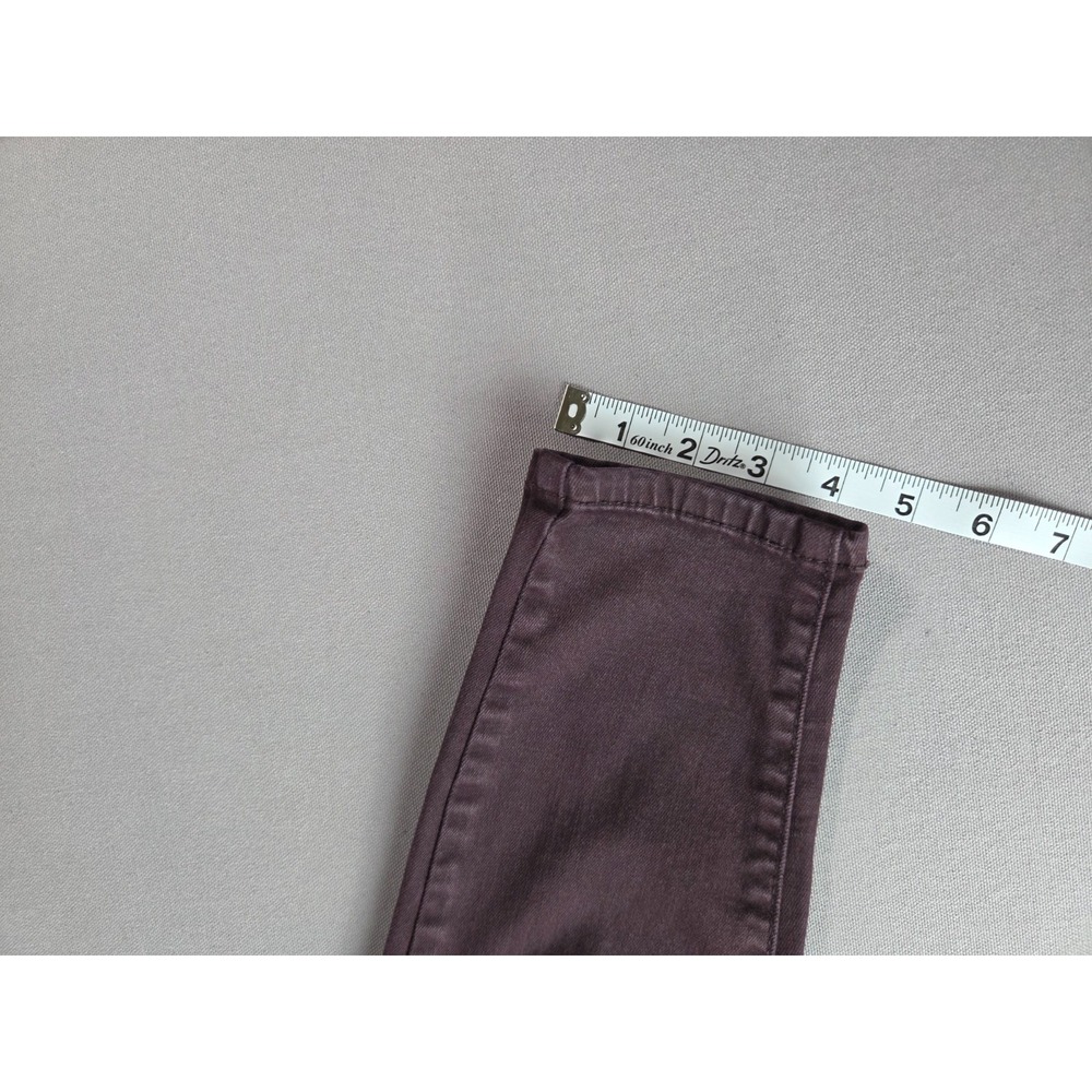 Buffalo Jeans Womens 2/26 Maroon Hanna High Rise Soft Stretch Skinny Pants - Picture 9 of 10